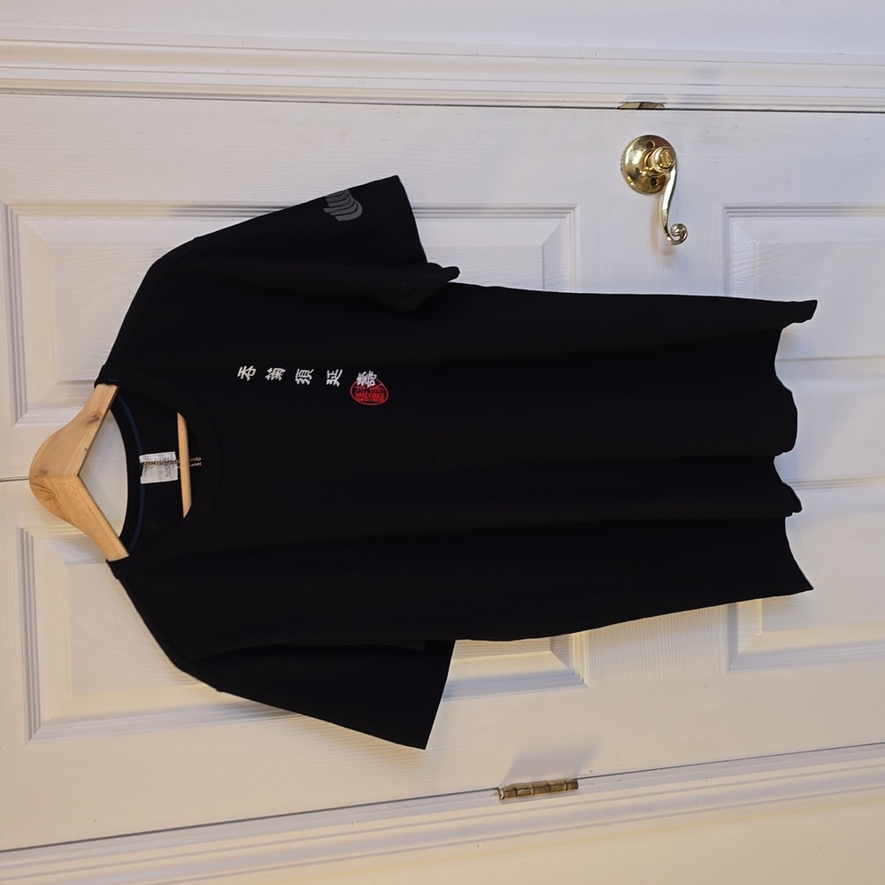 NWT KUME.JP Japan Streetwear Black Graphic Short Sleeve Tshirt Cotton Size Large - Picture 5 of 17